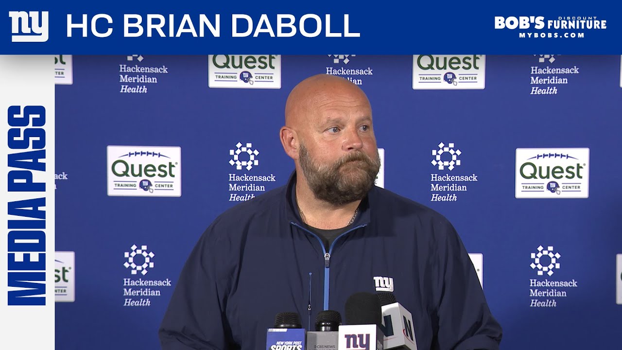 Coach Brian Daboll Wraps Up Spring Practices | New York Giants