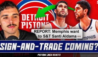 Santi Aldama to the Pistons?! Detroit Eyeing a Sign-and-Trade | Pistons Jack Reacts