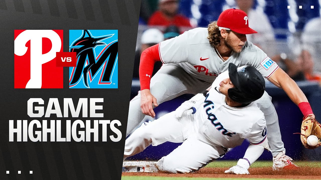 Phillies vs. Marlins Game Highlights (6/17/25) | MLB Highlights