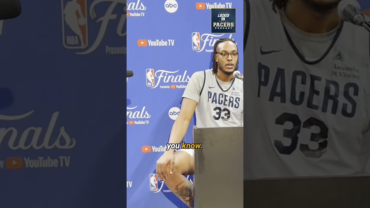 Catching up with Indiana Pacers center Myles Turner at the NBA Finals.