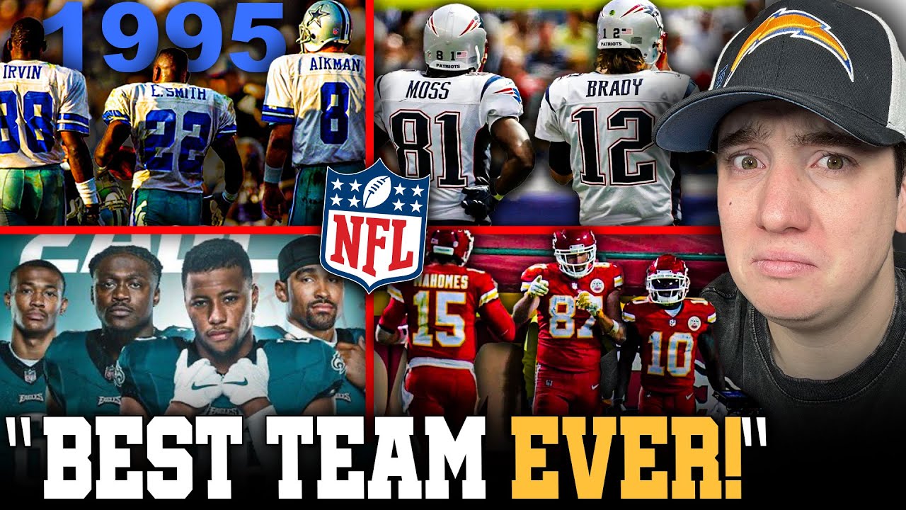 "EAGLES TOP 5 TEAM EVER!" What is the BEST NFL Team OF ALL TIME?! Choice is NOT EASY AS YOU THINK….
