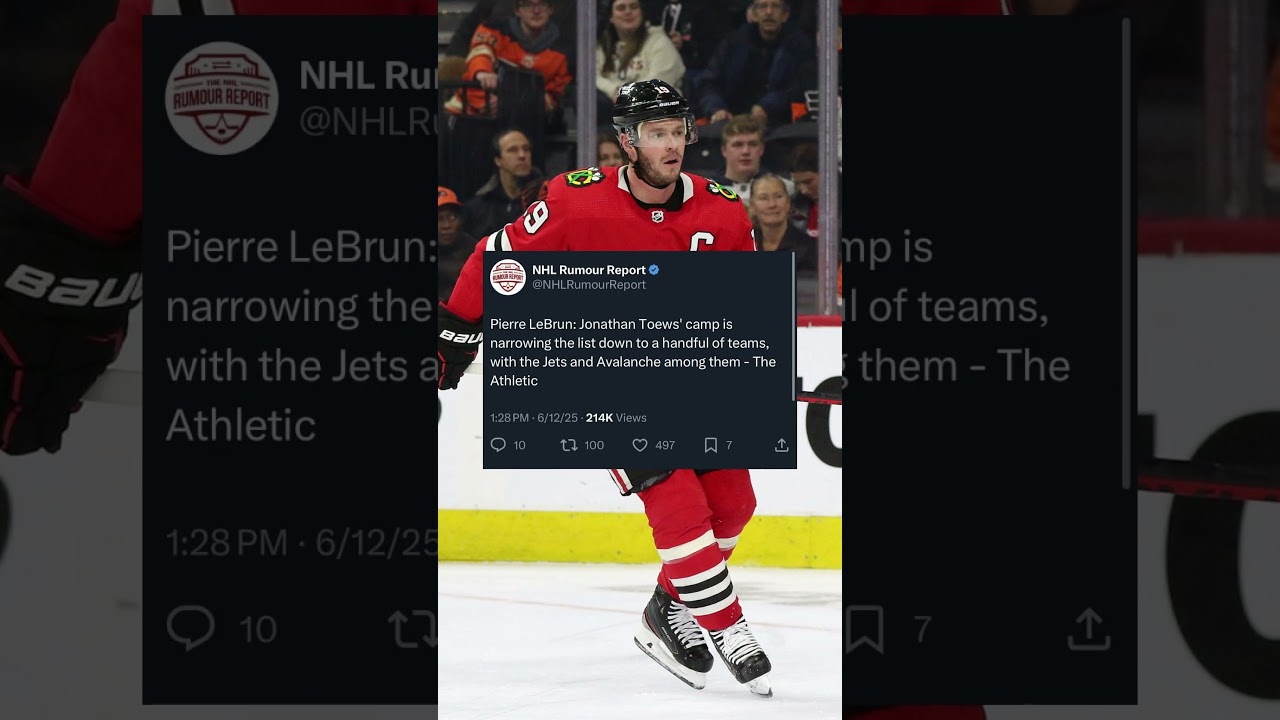 Where will Jonathan Toews sign?  #nhl #hockey #toews