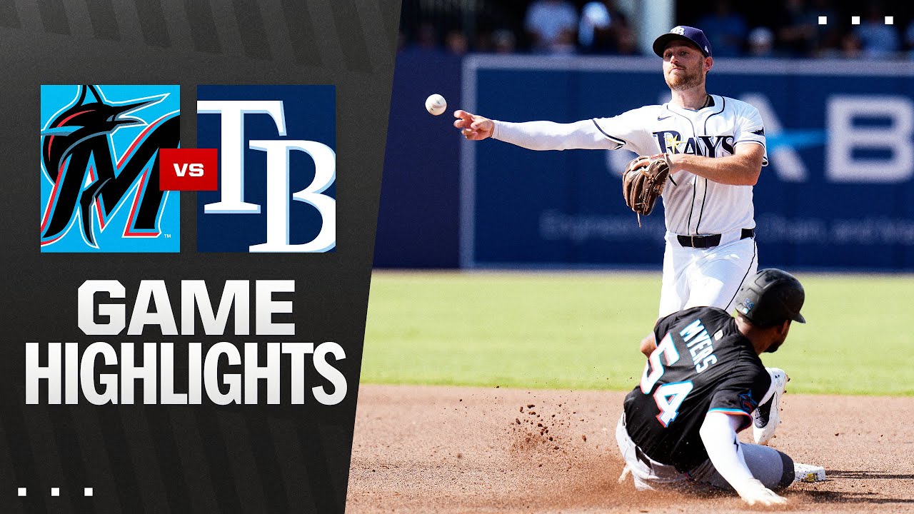 Marlins vs. Rays Game Highlights (6/7/25) | MLB Highlights
