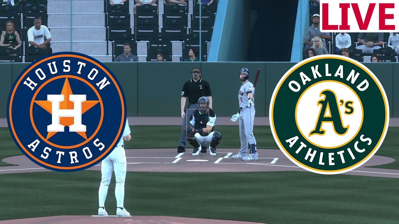 🔴LIVE 🔴Houston Astros VS Oakland Athletics  / June 19/ Baseball Summer/MLB the show 25