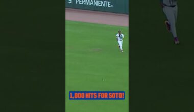 That’s hit No. 1️⃣0️⃣0️⃣0️⃣ Juan Soto!