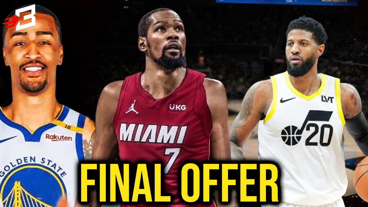 PIPILITIN ng Miami HEAT na Makuha si Kevin Durant May Final OFFER na | John Collins Aagawi ng GSW