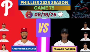 Philadelphia Phillies @ Miami Marlins LIVE PLAY-BY-PLAY (06-19-25) #phillies #marlins