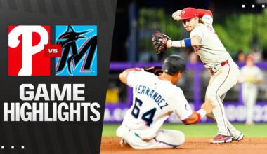 Phillies vs. Marlins Highlights (6/19/25) | MLB Highlights