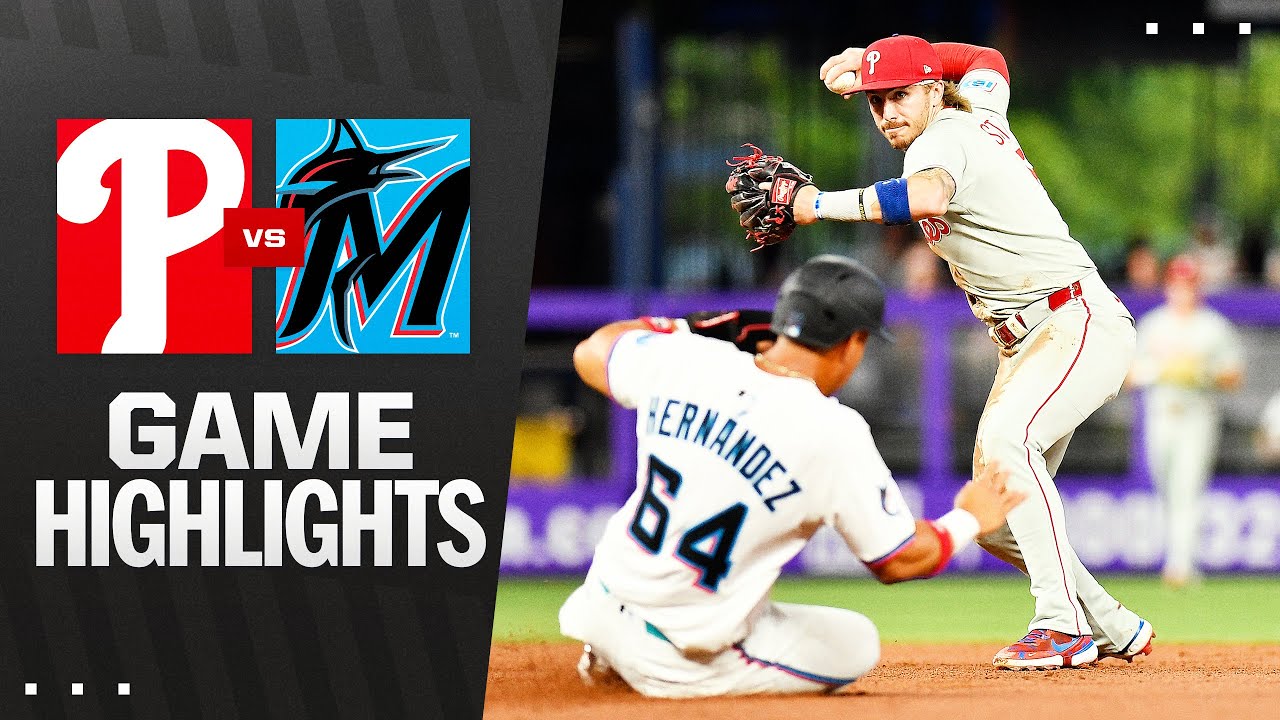 Phillies vs. Marlins Highlights (6/19/25) | MLB Highlights