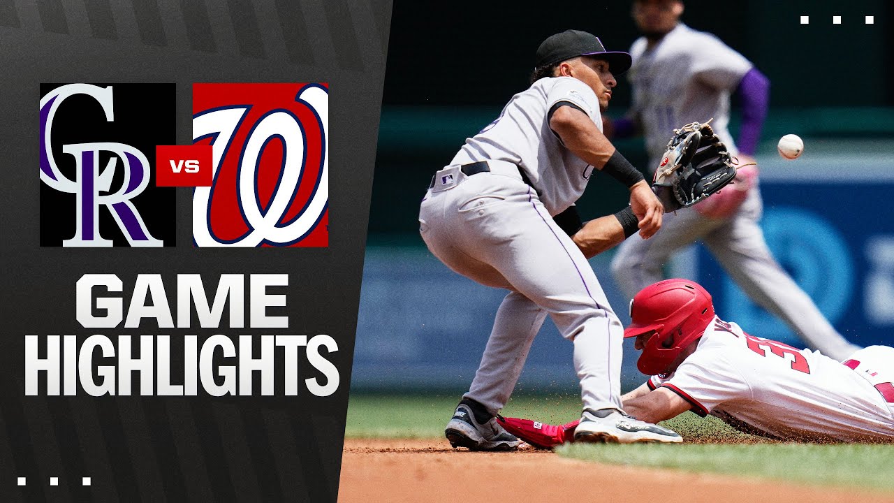 Rockies vs. Nationals Game Highlights (6/19/25) | MLB Highlights