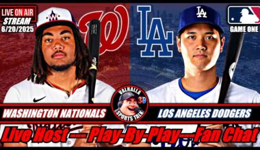 Los Angeles Dodgers vs Washington Nationals ⚾ MLB Baseball 🟢 LIVE STREAM MLB in 3D.