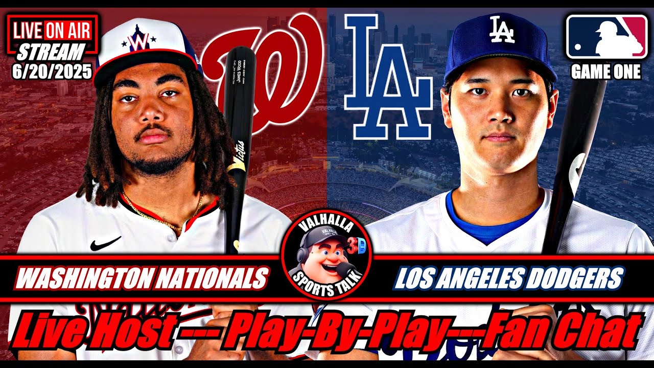 Los Angeles Dodgers vs Washington Nationals ⚾ MLB Baseball 🟢 LIVE STREAM MLB in 3D.