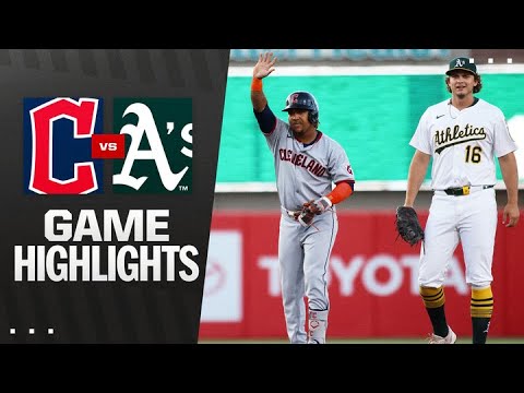 Guardians vs. A's Game Highlights (6/20/25) | MLB Highlights