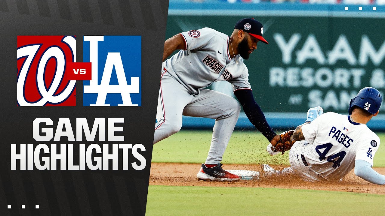 Nationals vs. Dodgers Game Highlights (6/20/25) | MLB Highlights