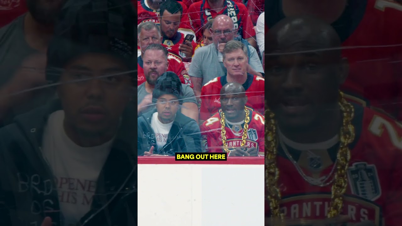 Cordae & Kamaru Usman mic'd up at Game 6 🎤