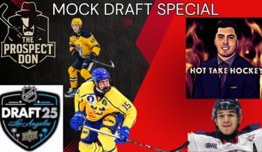 @HotTakeHockey Top 16 NHL Mock Draft!