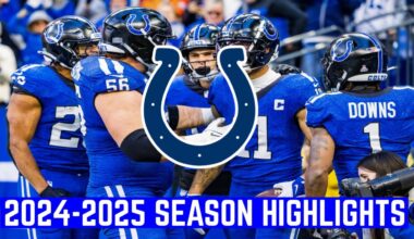 Indianapolis Colts 2024-2025 Season Highlights