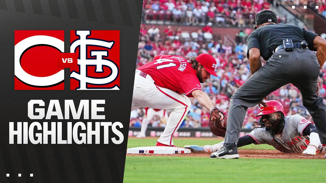 Reds vs. Cardinals Game Highlights (6/20/25) | MLB Highlights
