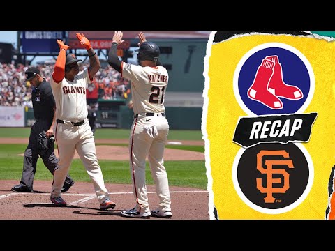 Red Sox vs. Giants Game Highlights (6/21/25) | MLB Highlights