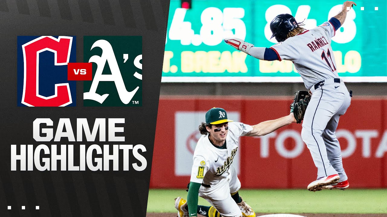 Guardians vs. A's Game Highlights (6/21/25) | MLB Highlights