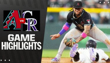 D-backs vs. Rockies Game Highlights (6/21/25) | MLB Highlights | Arizona Diamondbacks
