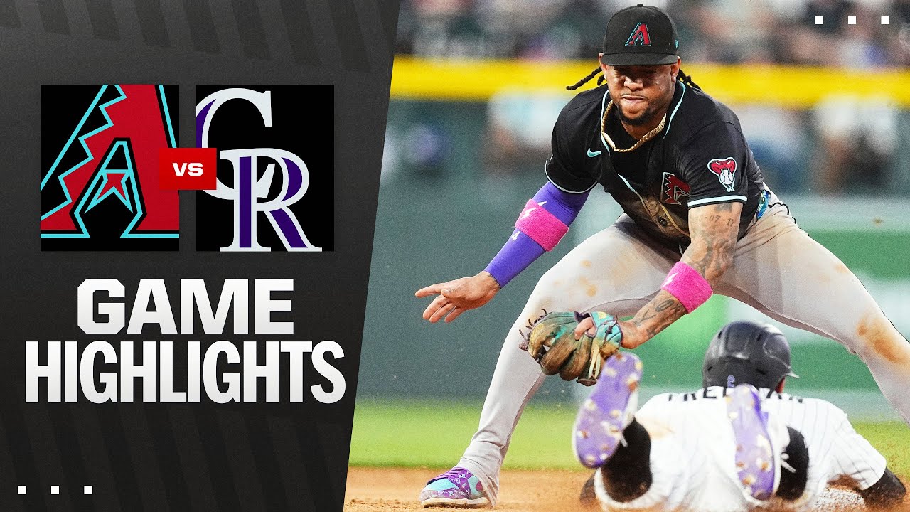 D-backs vs. Rockies Game Highlights (6/21/25) | MLB Highlights | Arizona Diamondbacks