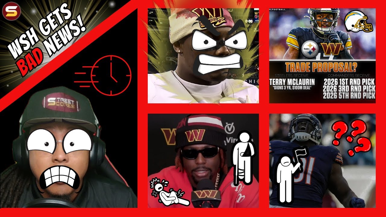 👀WSH Gets MULTIPLE BAD NEWS: Terry FRUSTRATED Over Contract! Chargers EYEING Terry! + WSH Injuries!