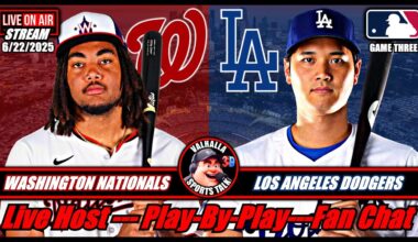 Los Angeles Dodgers vs Washington Nationals ⚾ MLB Baseball 🟢 LIVE STREAM MLB in 3D.