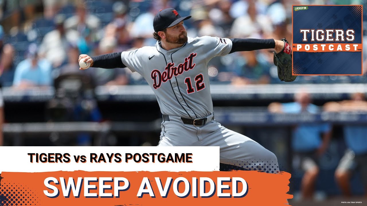 TIGERS POSTCAST: INJURY NEWS! Casey Mize EXITS, Detroit Tigers BEAT Tampa Bay Rays, Avoid Sweep
