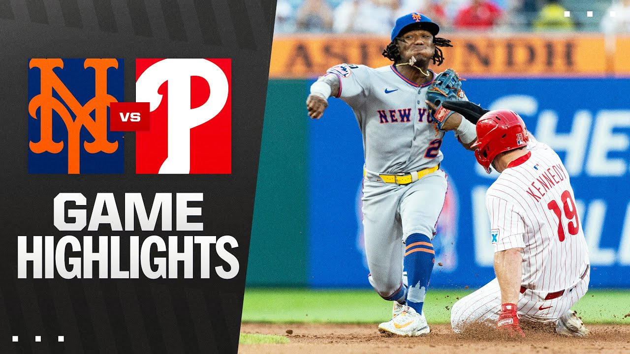 Mets vs. Phillies Game Highlights (6/22/25) | MLB Highlights