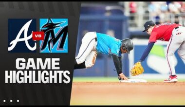 Braves vs. Marlins Game Highlights (6/22/25) | MLB Highlights