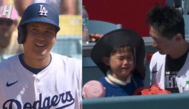 Fan tried to catch a Shohei Ohtani Home Run Ball 😭