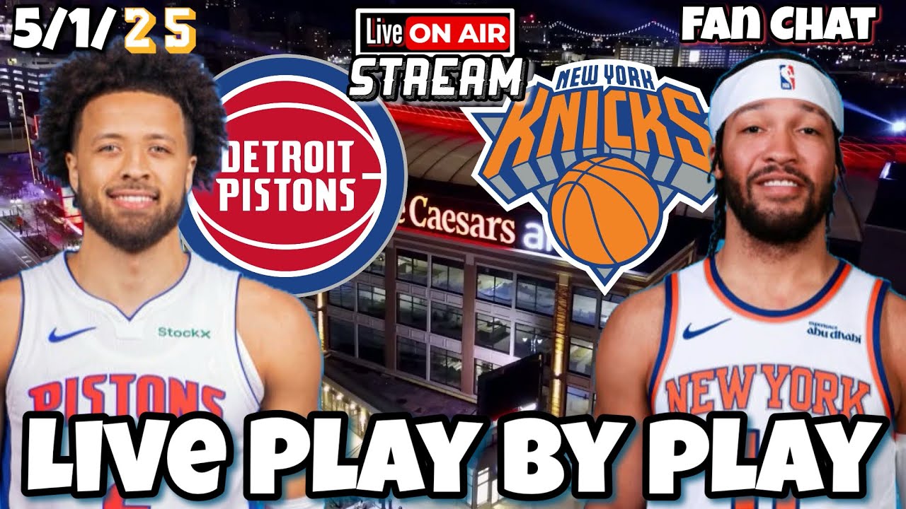 Detroit Pistons vs New York Knicks Live NBA Live Stream