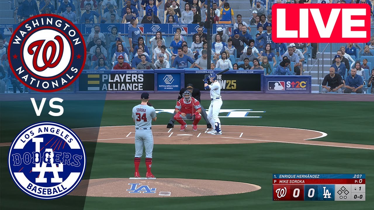 MLB LIVE🔴 Los Angeles Dodgers vs Washington Nationals - Jun 22, 2025 | Full Game MLB 2025 EN VIVO