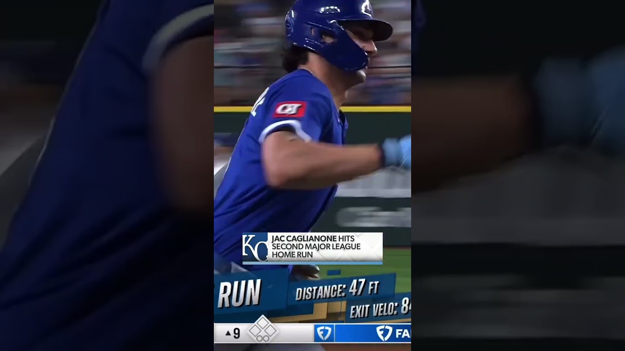 It's a TWO homer day for Jac Caglianone! 🤯 #mlb #baseball #jaccaglianone #royals
