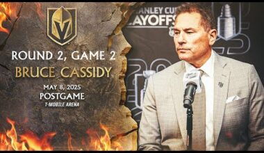 Round 2, Game 2 | Bruce Cassidy Postgame: We Got To Improve On Today