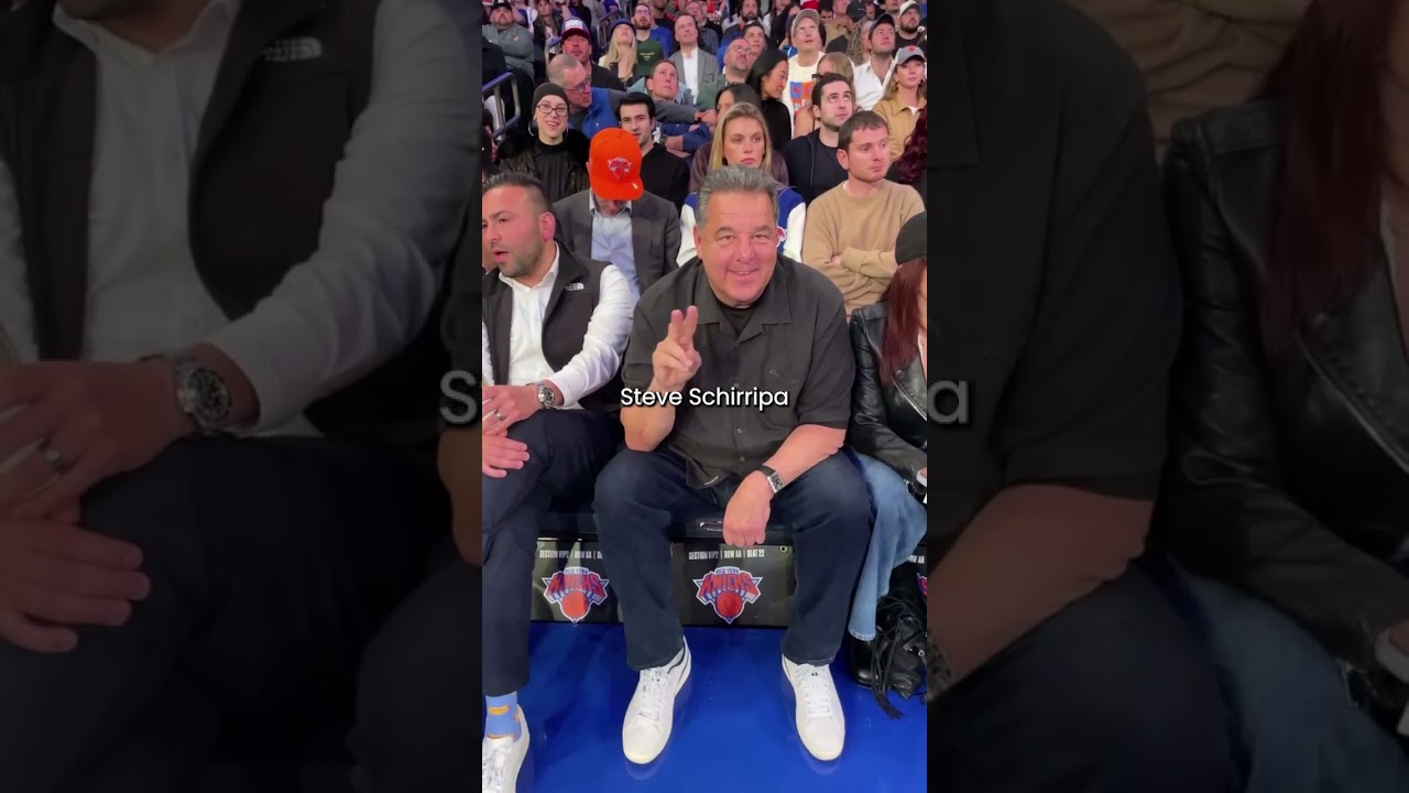 look at all the friends courtside at the garden 👀 #knicks #nba #basketballshorts #celebrities