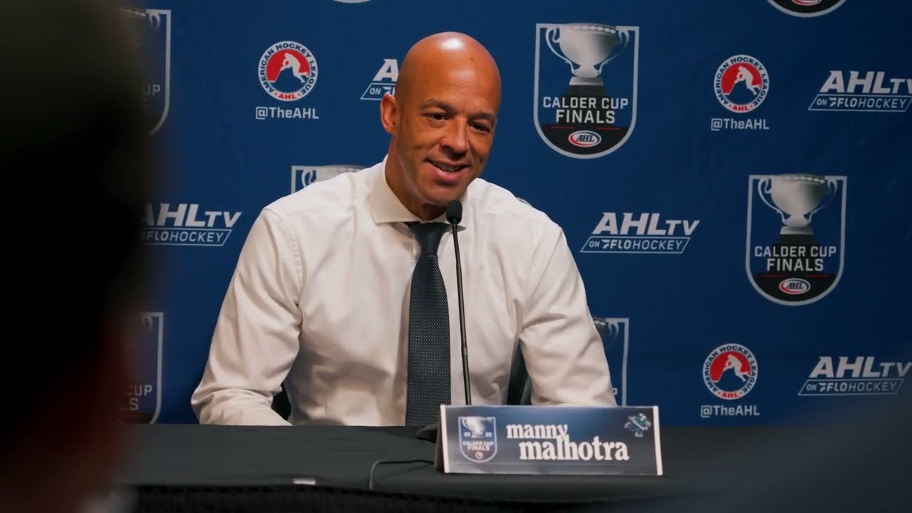 Abbotsford Canucks Head Coach Manny Malhotra On Game 3 Success | AHL Calder Cup Finals