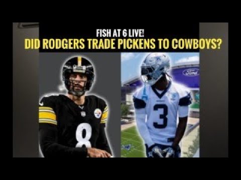 #DallasCowboys Fish at 6 LIVE! Did Aaron Rodgers Make The George Pickens Trade? Top 10 Takes!