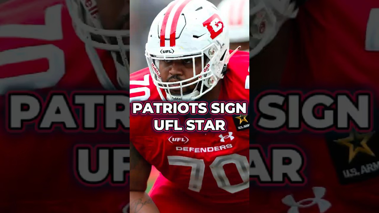 New England Patriots Sign UFL Champion Yasir Durant #patriots #nfl #shorts