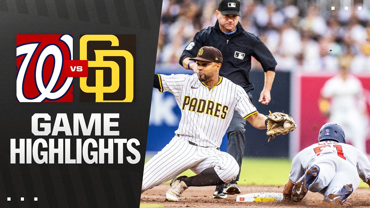 Nationals vs. Padres Game Highlights (6/23/25) | MLB Highlights