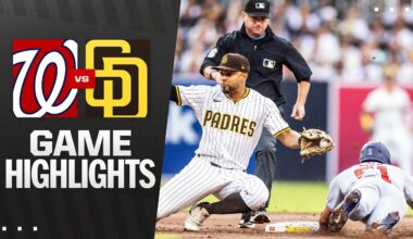 Nationals vs. Padres Game Highlights (6/23/25) | MLB Highlights