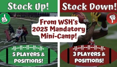 👀Stock Ups & Stock Downs: WSH 2025 Mandatory Mini-Camp Practices! SOPHOMORE SURGE?! +Practice Clips🎥