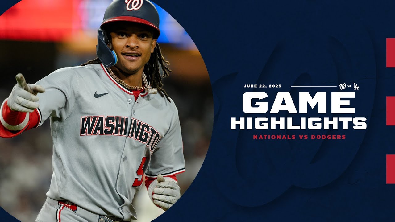 Nationals vs. Dodgers Game Highlights (6/21/25) | MLB Highlights