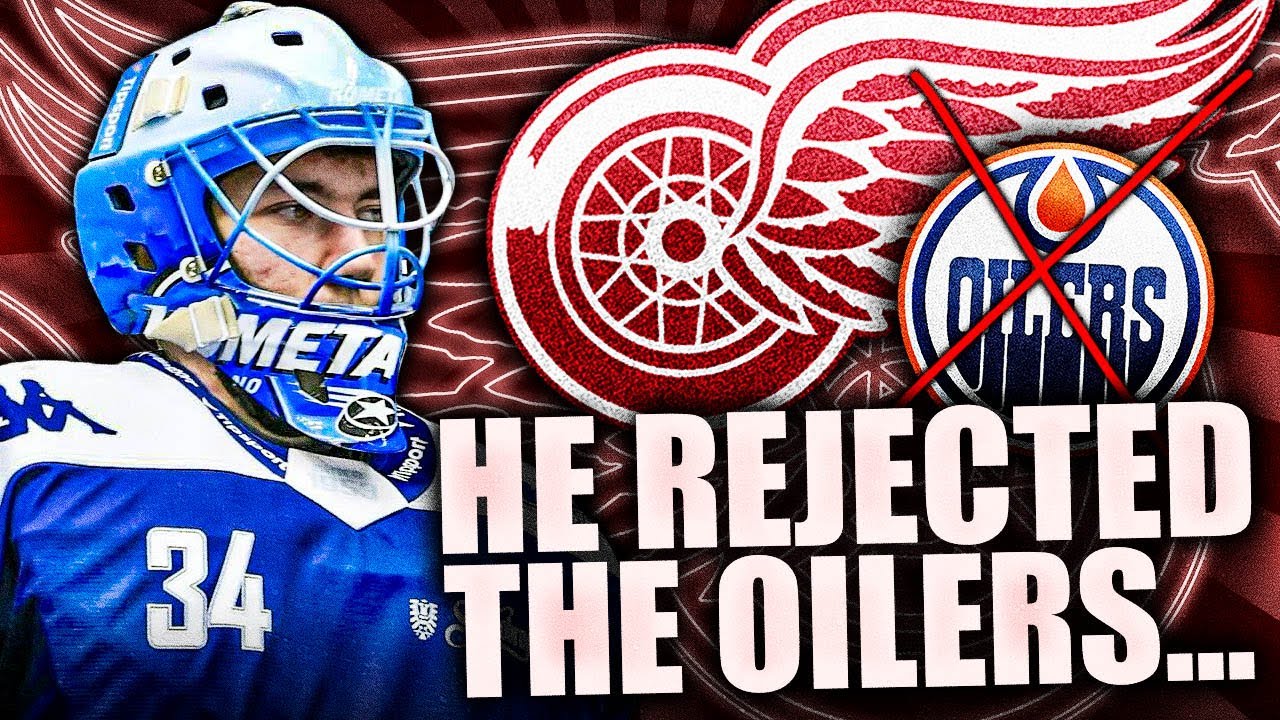 THE NEWEST RED WINGS GOALIE REVEALS WHY HE REJECTED THE EDMONTON OILERS… (Michal Postava)