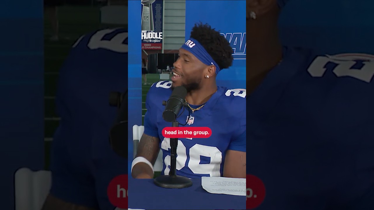 Tyrone Tracy Jr. on all the personalities in the RB room 😆 #shorts #nfl #giants