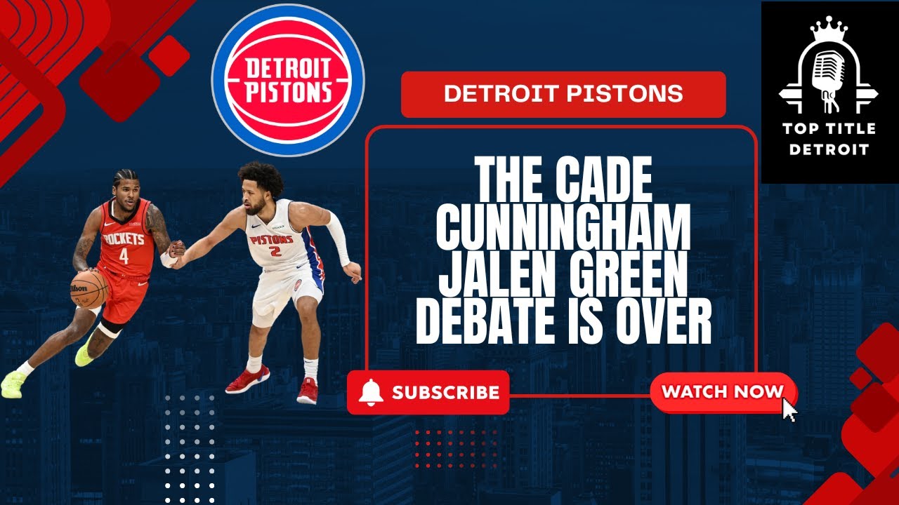 The Cade Cunningham Jalen Green Debate Is OVER 🏀