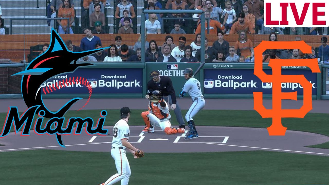 🔴LIVE🔴Miami Marlins vs San Francisco Giants/June 24/ Baseball  Envivo/ MLB The show 25