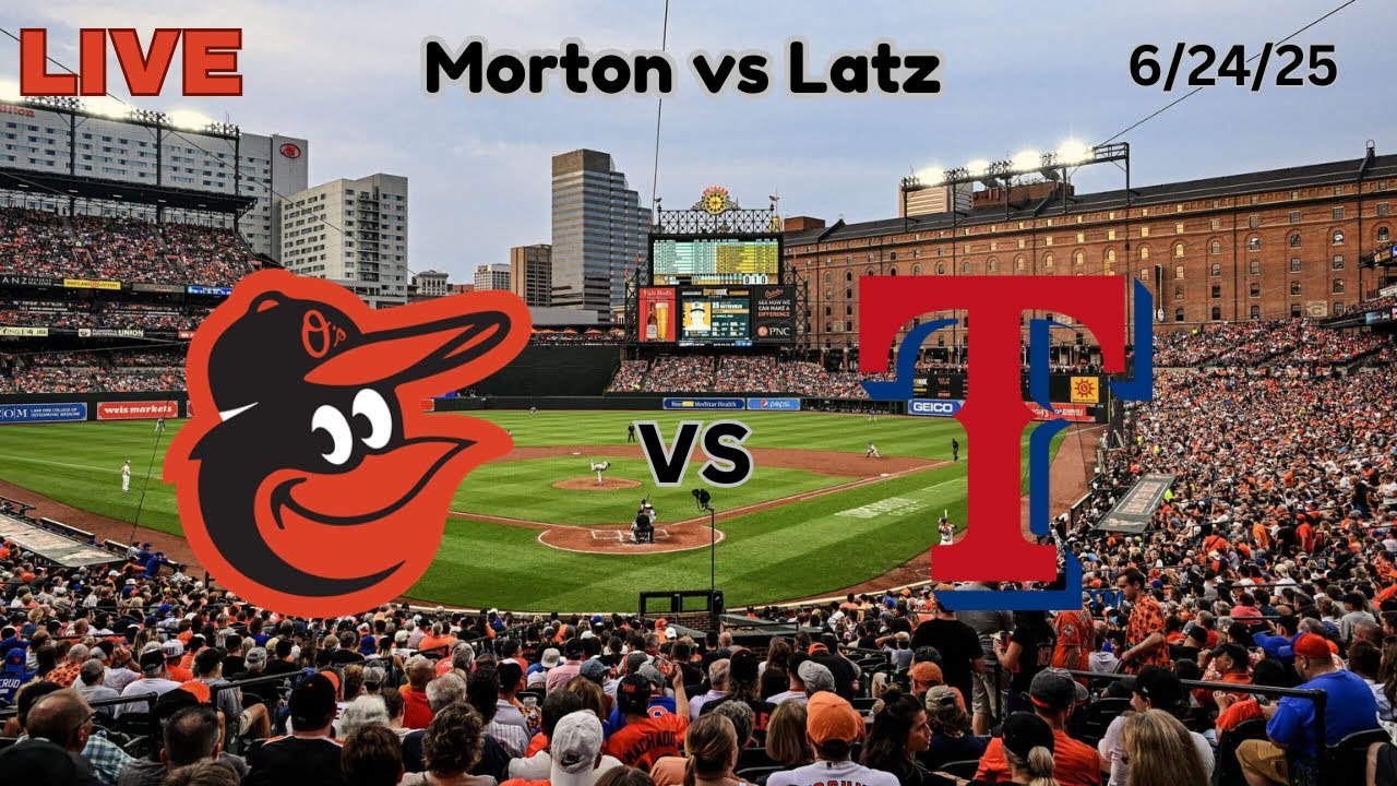 Baltimore Orioles vs Texas Rangers | LIVE! Play-by-Play & Commentary | 6/24/25 | Game #79