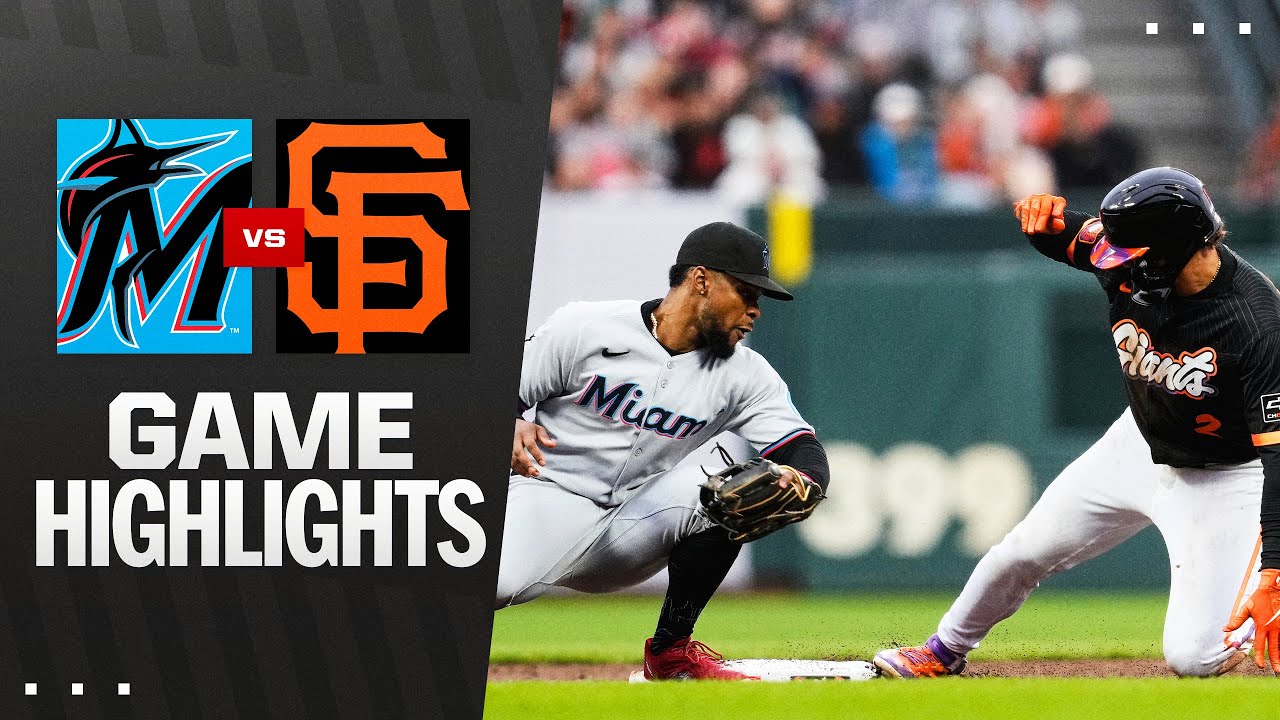 Marlins vs. Giants Game Highlights (6/24/25) | MLB Highlights